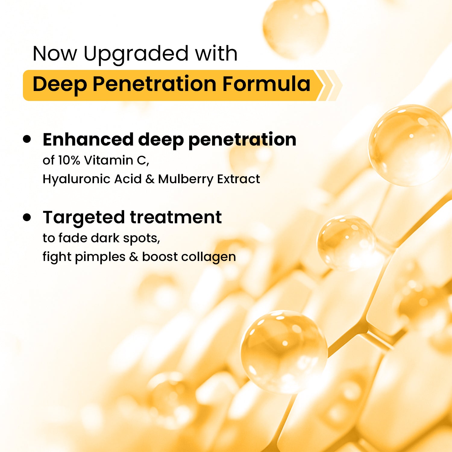 10% Vitamin C Face Serum | Brightens, Evens Skin Tone &amp; Reduces Dark Spots | Stable Glow Formula | 30ml