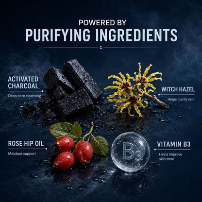 Activated Charcoal Face Wash Anti Pollution &amp; De-tan 100g
