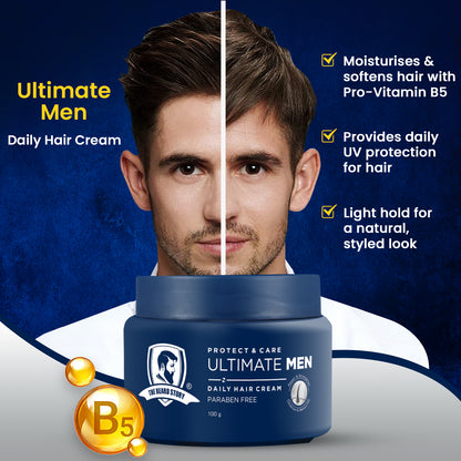 Mens Hair Cream UV Protect 100g