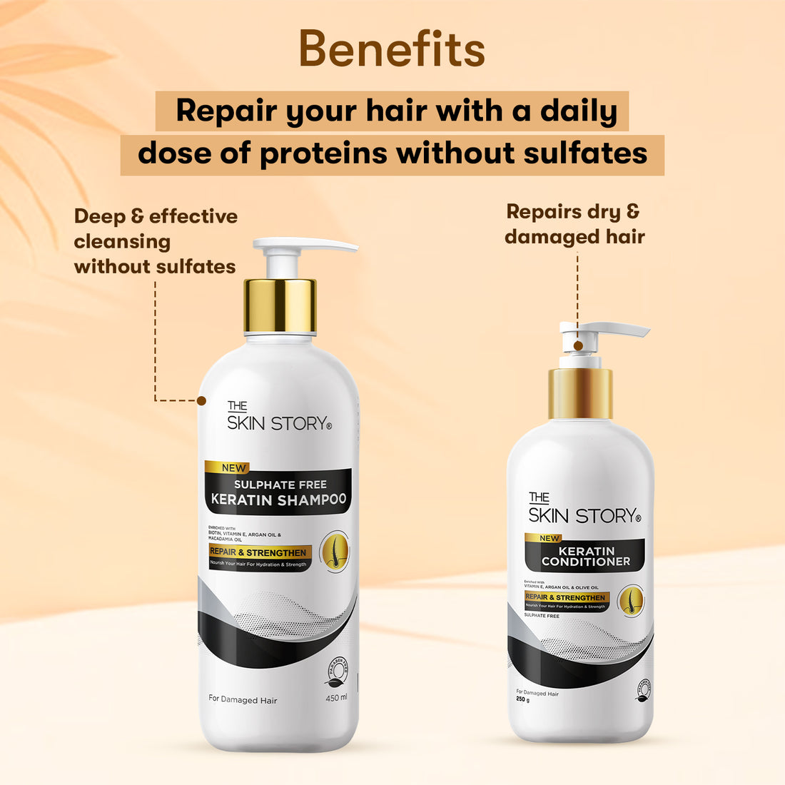 Sulphate Free Shampoo &amp; Conditioner For Dry &amp; Damaged Hair