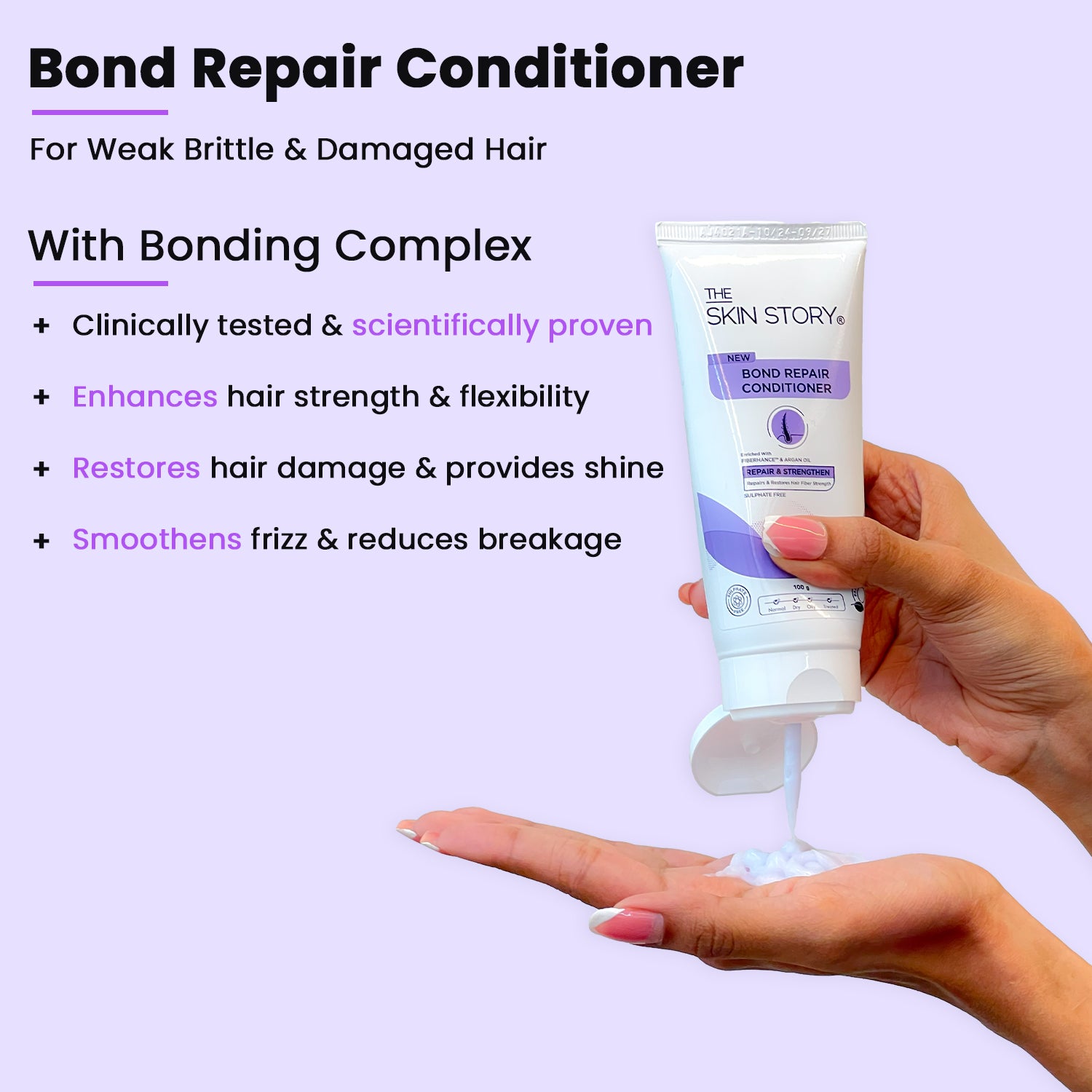 Bond Repair Conditioner Deep Repair &amp; Hydration Repairs Damaged Bonds FiberHance™ Aloe Vera 100g