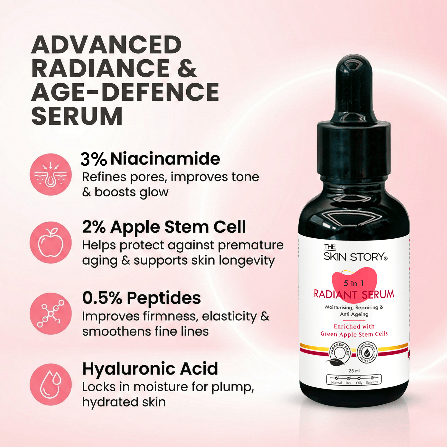 5 - in - 1 Radiant Anti - Aging Serum - The Skin Story - 