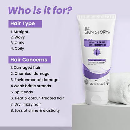 Bond Repair Conditioner Deep Repair &amp; Hydration Repairs Damaged Bonds FiberHance™ Aloe Vera 100g