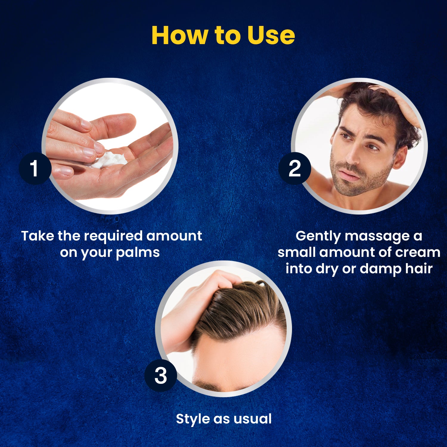 Mens Hair Cream UV Protect 100g