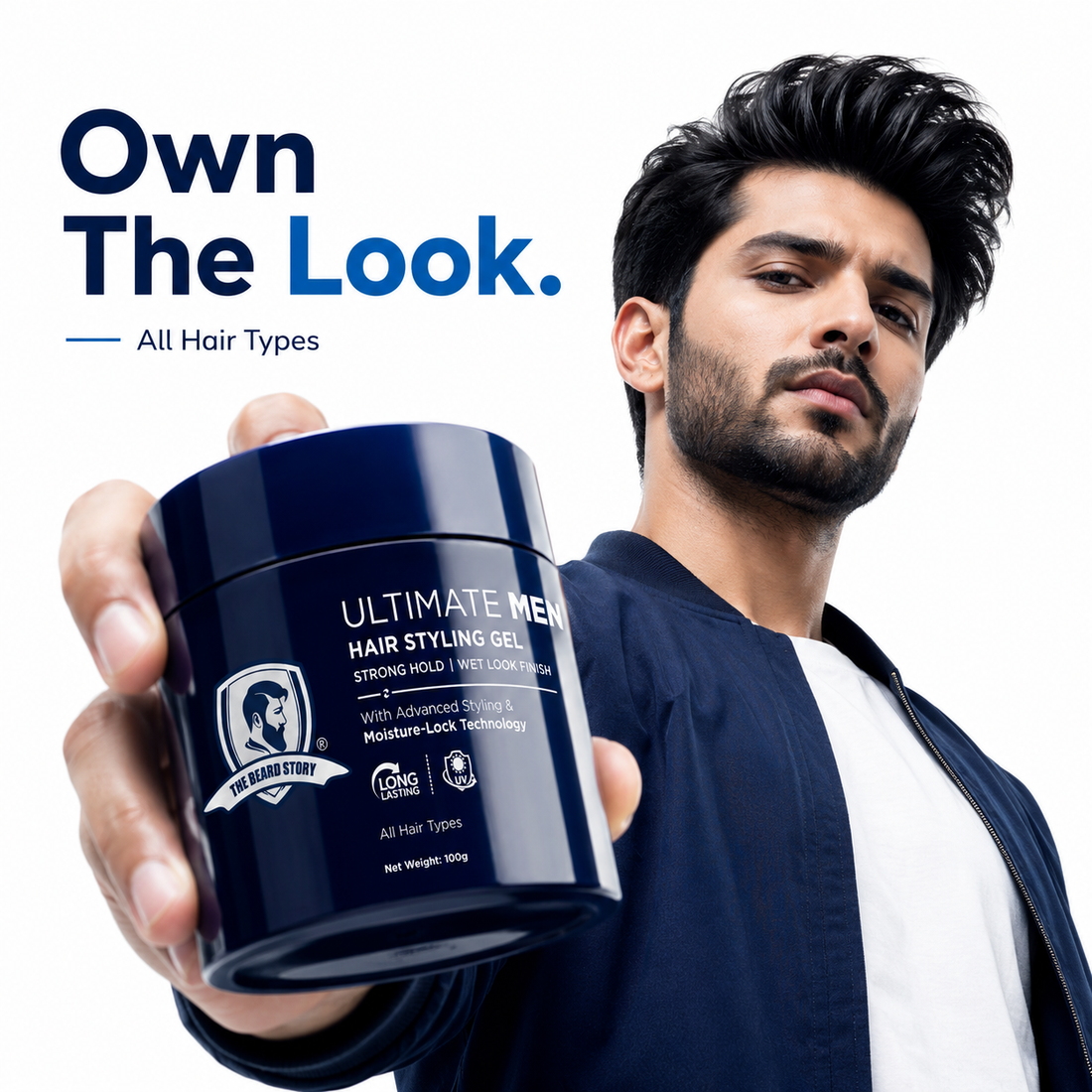 Hair Styling Gel - Strong Hold 100g