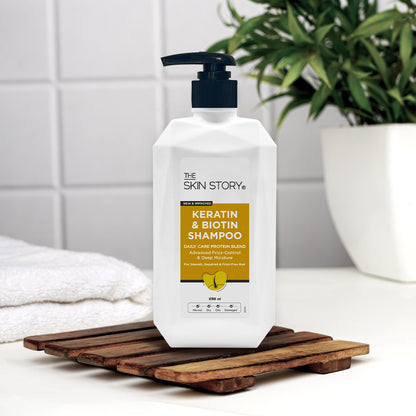 Keratin &amp; Biotin Shampoo, 250ml