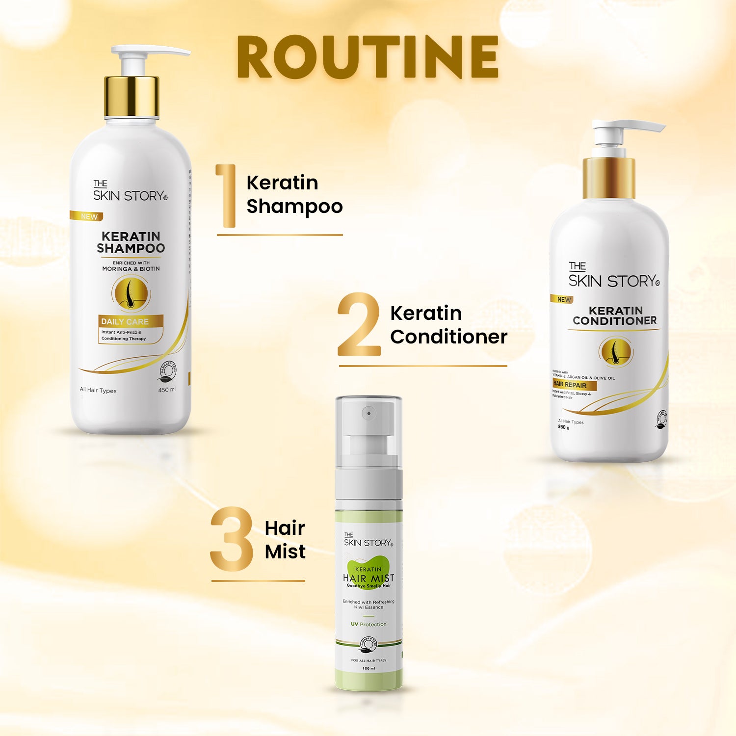 UV Protection Hair Mist | Hair Perfume | Kiwi &amp; Olive Oil | All Hair Types | 100ml