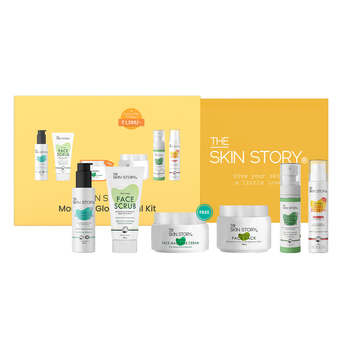 Moringa Glow Facial Kit