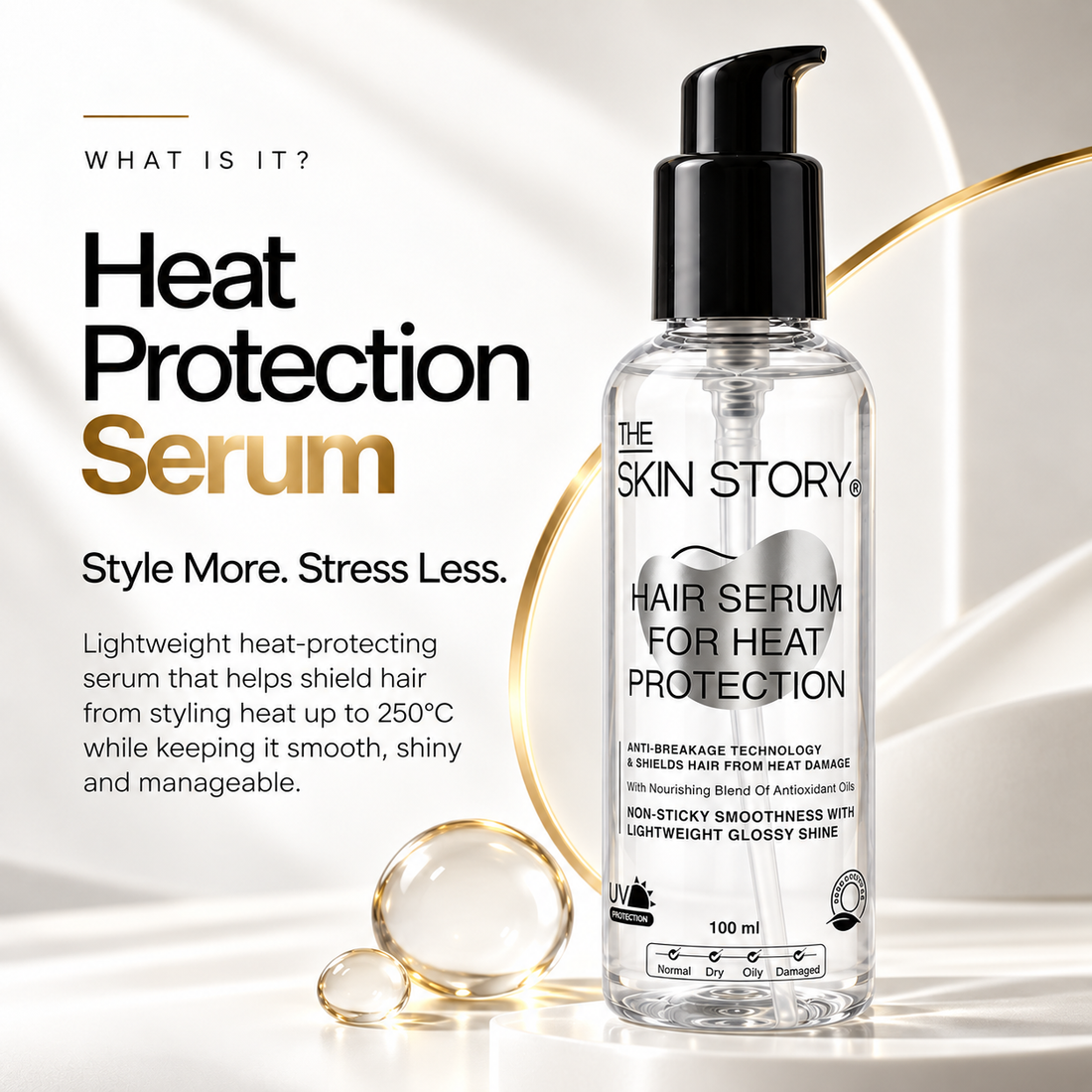 Heat Protection Hair Serum