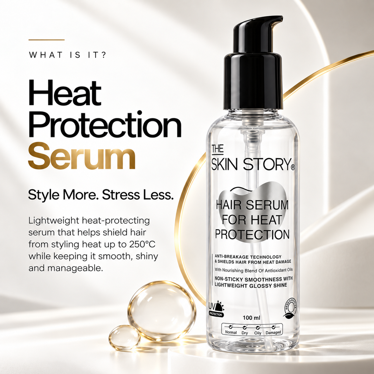 Heat Protection Hair Serum