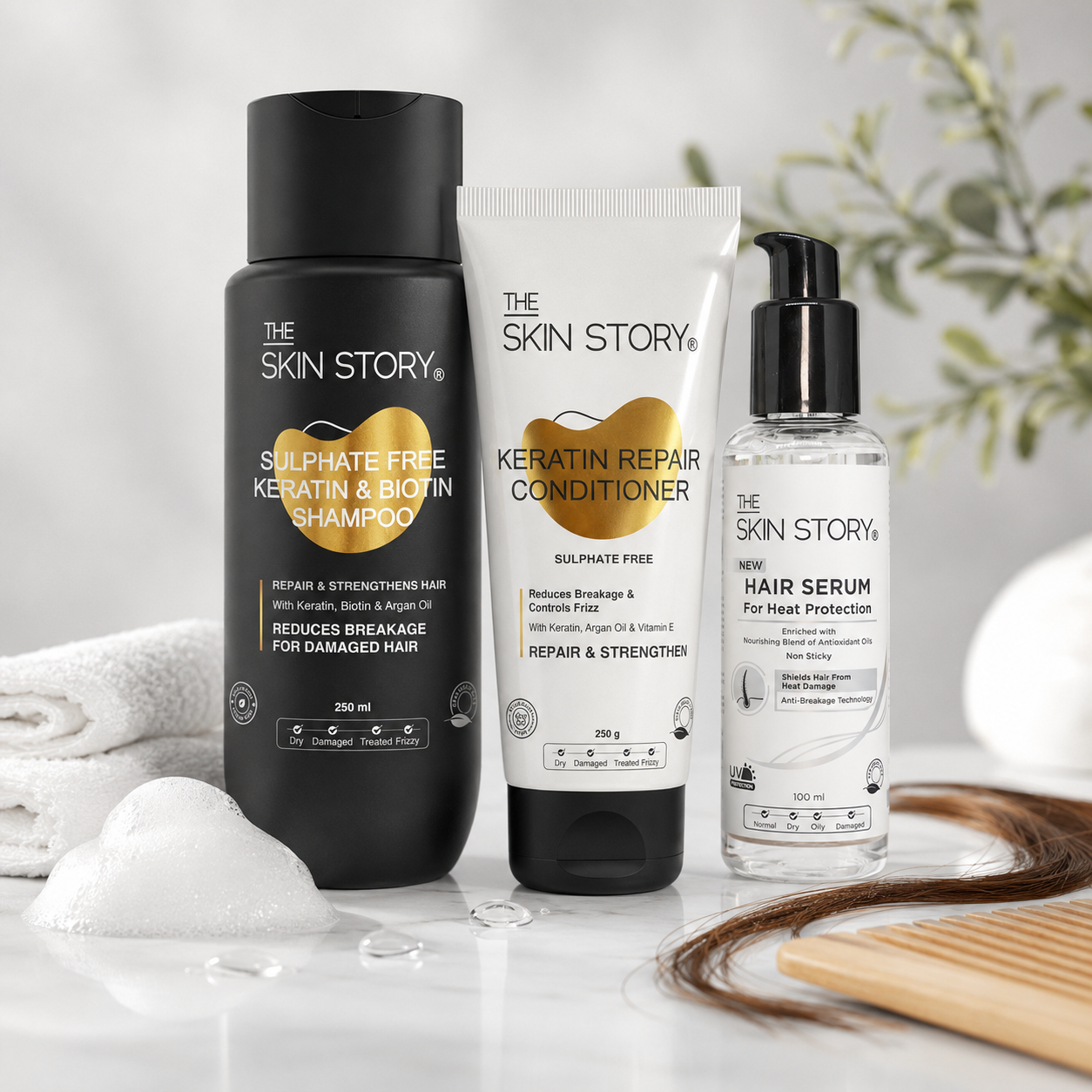 Damage Repair Protect Regime – Heat Styling Defense Routine