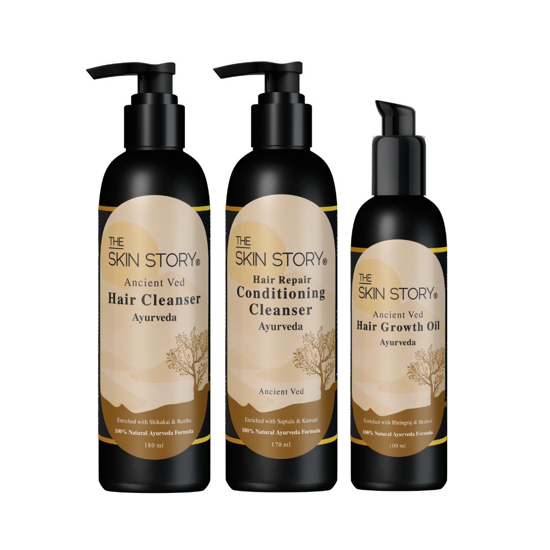 Ayurveda Shampoo, Conditioner &amp; Oil Combo