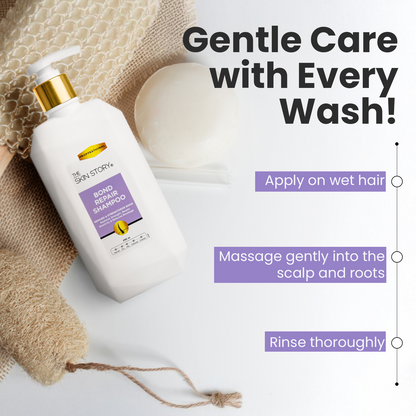 Bond Repair Shampoo | Deep Repair &amp; Hydration | FiberHance™ &amp; Aloe Vera | 250ml