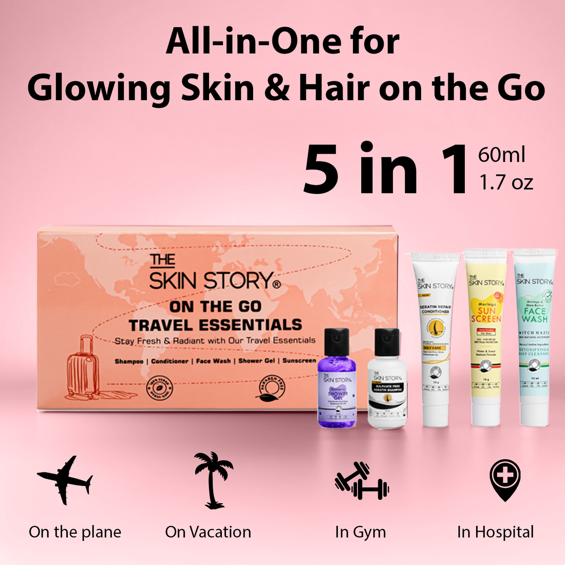 On-The-Go Travel Handy Kit | Head-to-Toe Personal Care