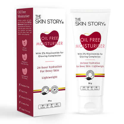 2% Niacinamide Oil Free Moisturiser | Glowing Complexion 24 hour hydration for plump dewy skin | 50g