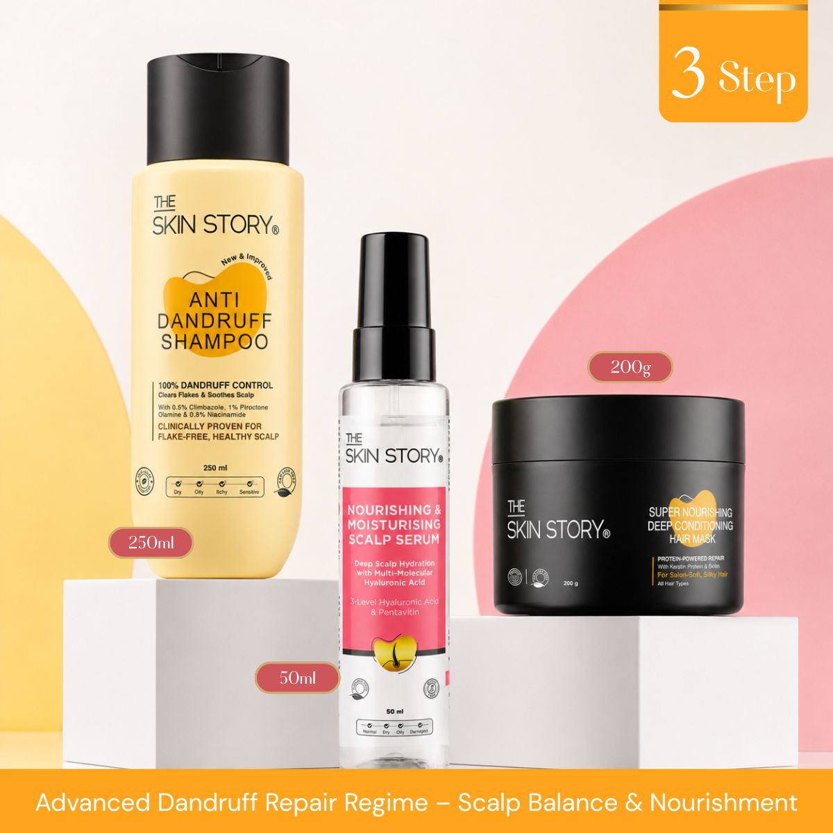 Advanced Dandruff Repair Regime – Scalp Balance &amp; Nourishment