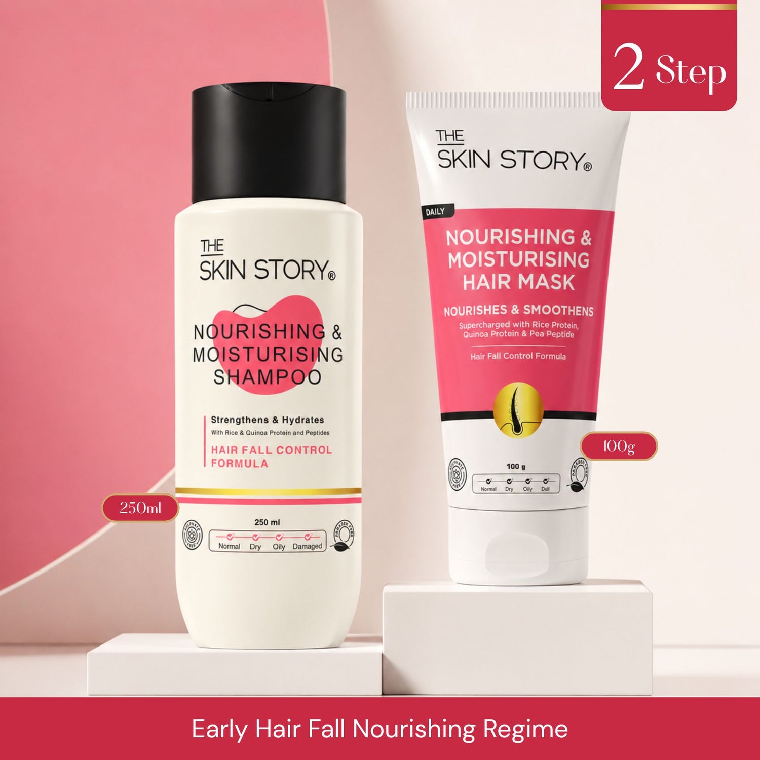 Early Hair Fall Nourishing Regime – Hair Strength Support