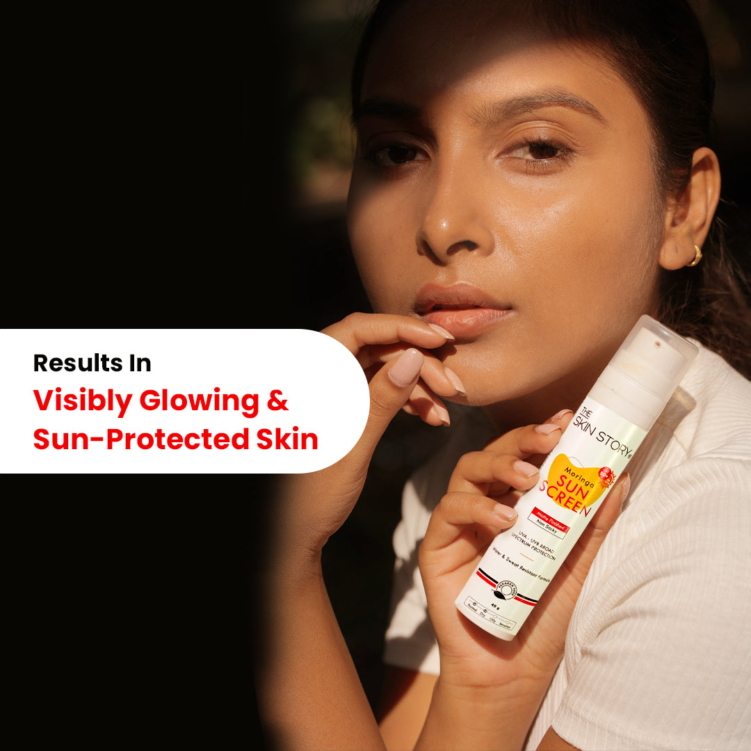 Moringa Sunscreen | SPF 50 | Broad Spectrum | UVA &amp; UVB Protection | 40g