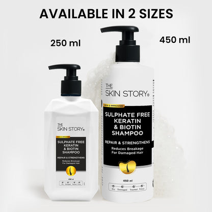 Sulphate Free Keratin Shampoo - Damage Reapir