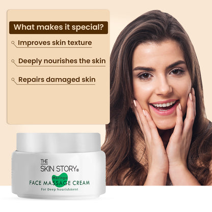 Moringa Face Massage Cream, 50g