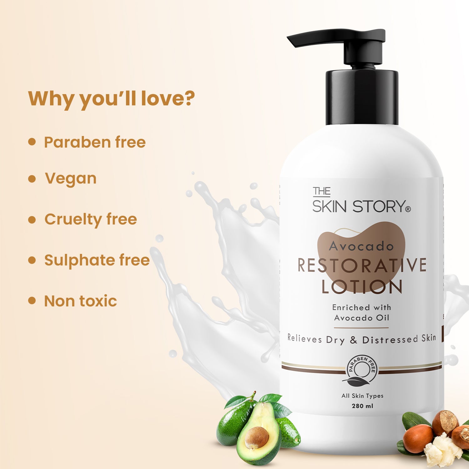 Avocado Restorative Lotion, 280ml