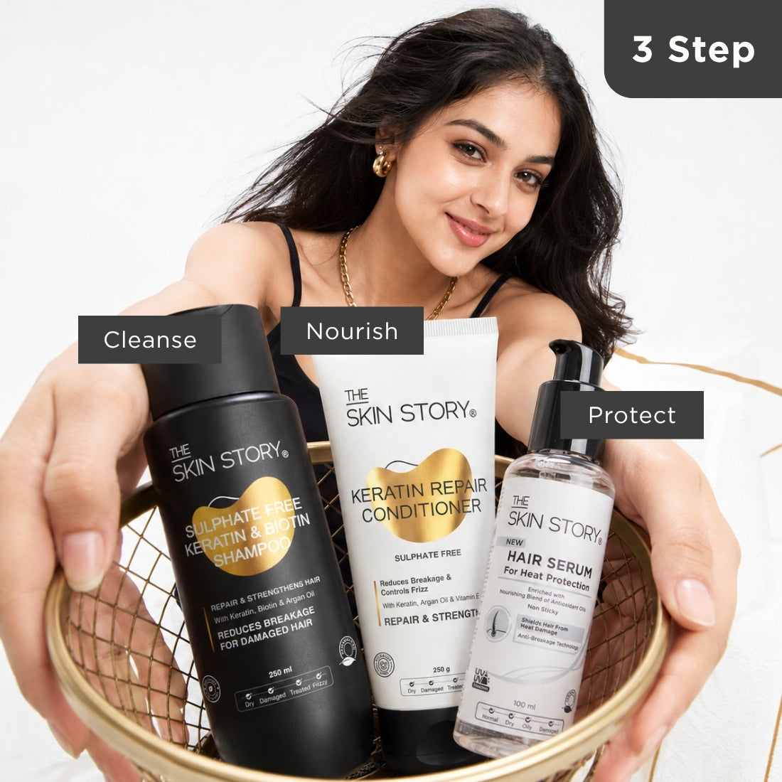 Damage Repair Protect Regime – Heat Styling Defense Routine