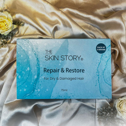 The Skin Story 3in1 Haircare Gift Set | Moroccan Oil Serum | Hair Growth Serum | Hair Serum- anti frizz