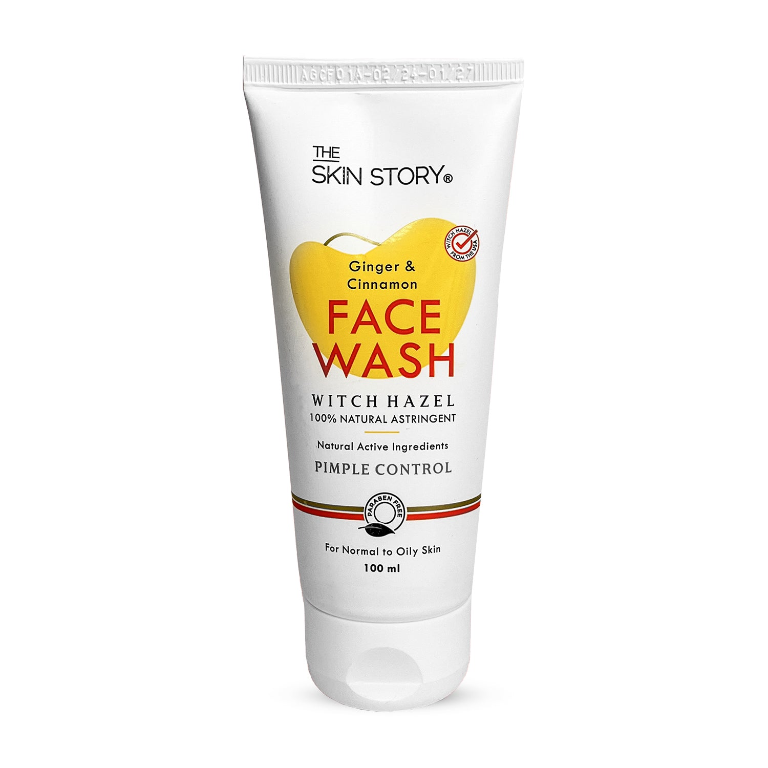 Pimple &amp; Acne Control  Facewash | Sensitive Skin, Oily &amp; Pimple Control Skin | Ginger, Cinnamon, Witch Hazel | 100ml