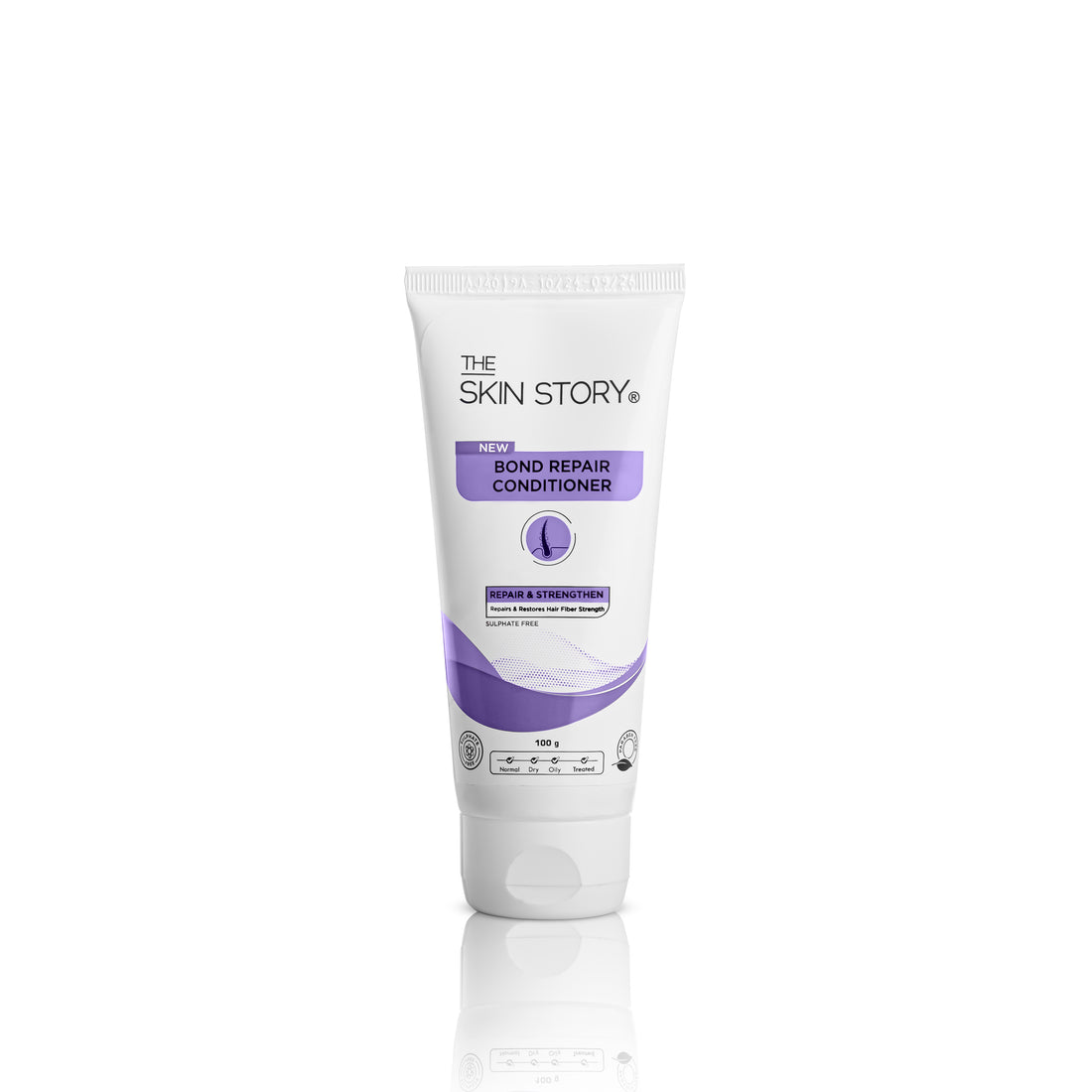 The Skin Story Bond Repair Conditioner For Women | For Damaged, Dry &amp; Frizzy Hair | Enriched with Argan Oil, Olive Oil &amp; FiberHance™ | Bond Repair Complex | Professional Conditioner for Strengthening, Repairing &amp; Restoring Hair Health | 100g