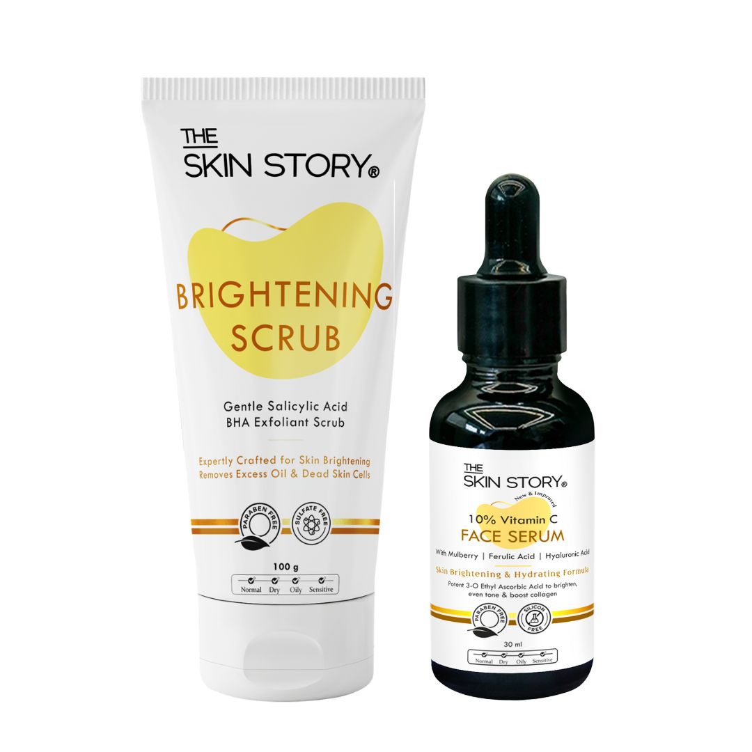 Ultimate Brightening | Salicylic Acid Scrub &amp; Vitamin C Serum