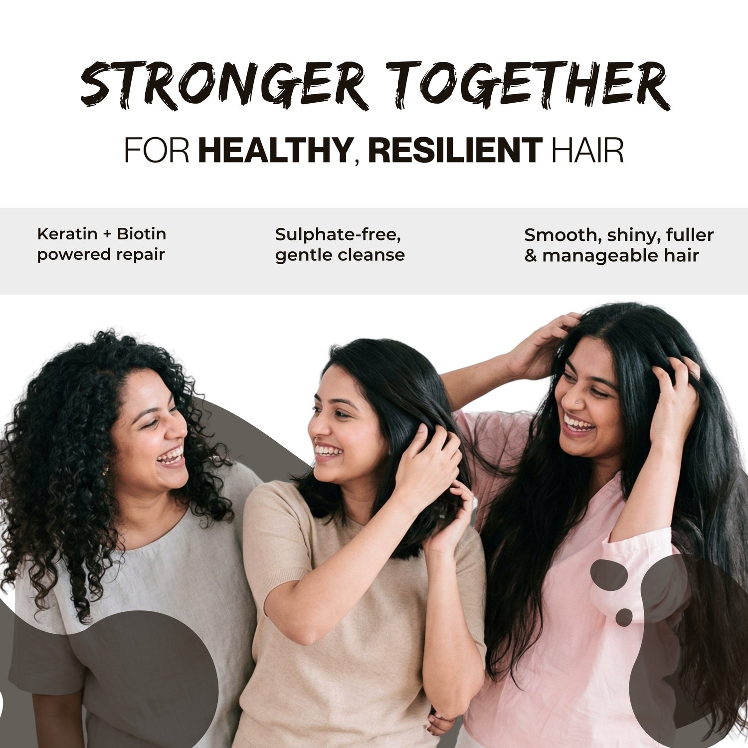 Sulphate Free Shampoo + Conditioner - Damage Repair Duo (250ml + 100g)