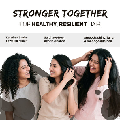 Sulphate Free Shampoo + Conditioner - Damage Repair Duo (250ml + 100g)