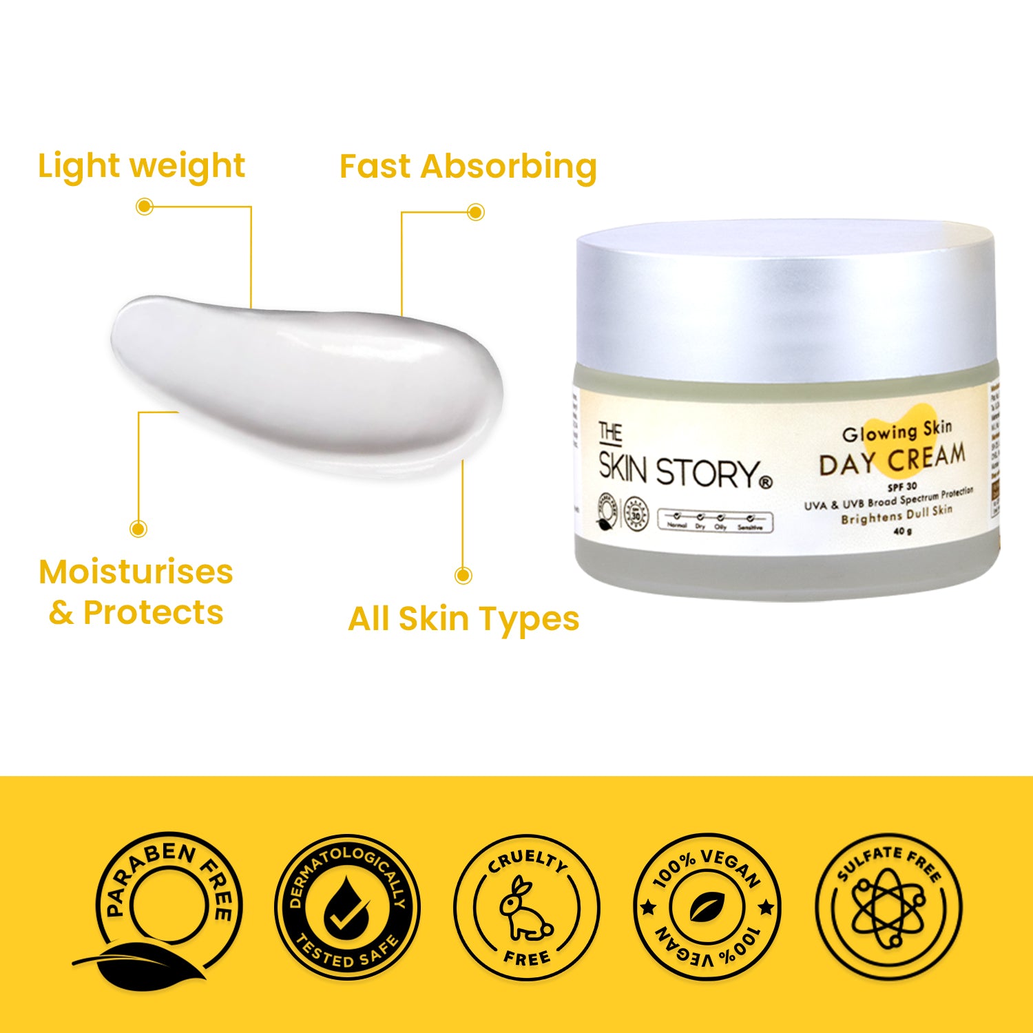 The Skin Story Glowing Skin Day Cream SPF 30, 40g