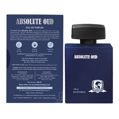 Absolute Oud Luxury Perfume Eau De Perfume 100 ml - The Skin Story - 