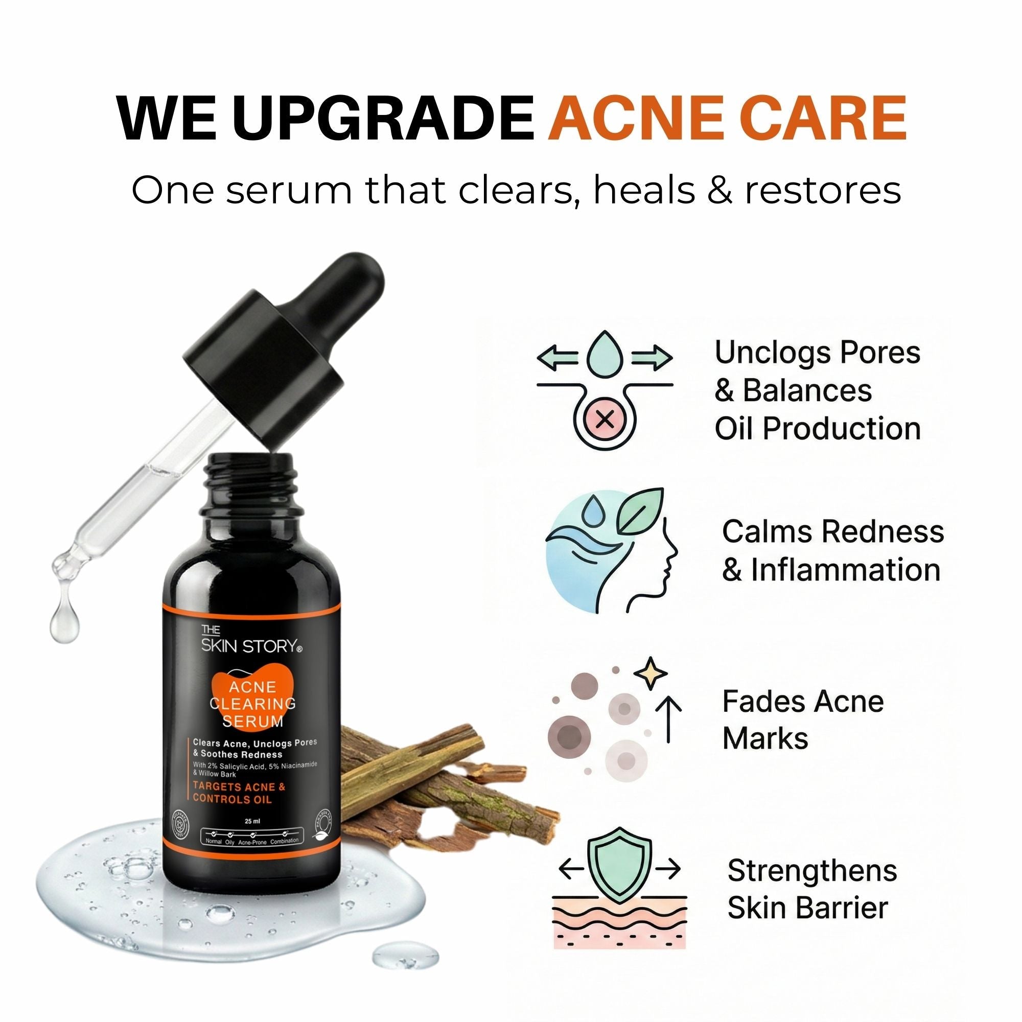 Acne Clearing Serum Duo - The Skin Story - 