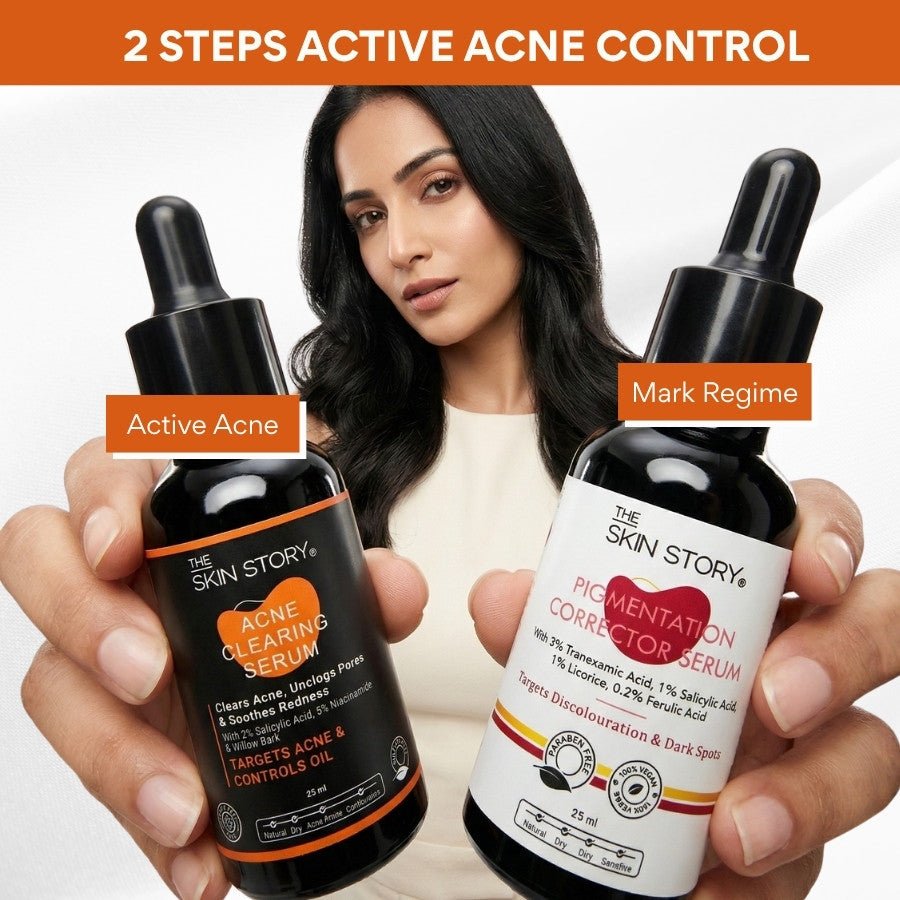 Acne Control Regime - Breakout &amp; Acne Marks Care Routine - The Skin Story - 