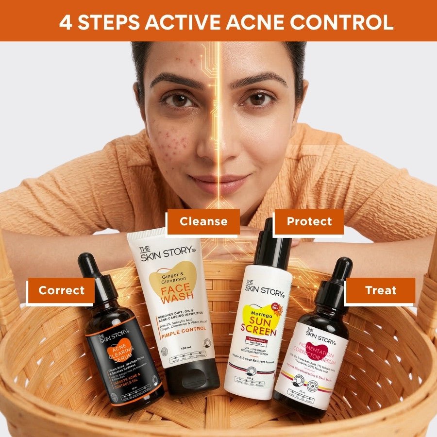 Acne Protect Regime – Daily Acne Prevention Skincare Routine - The Skin Story - 