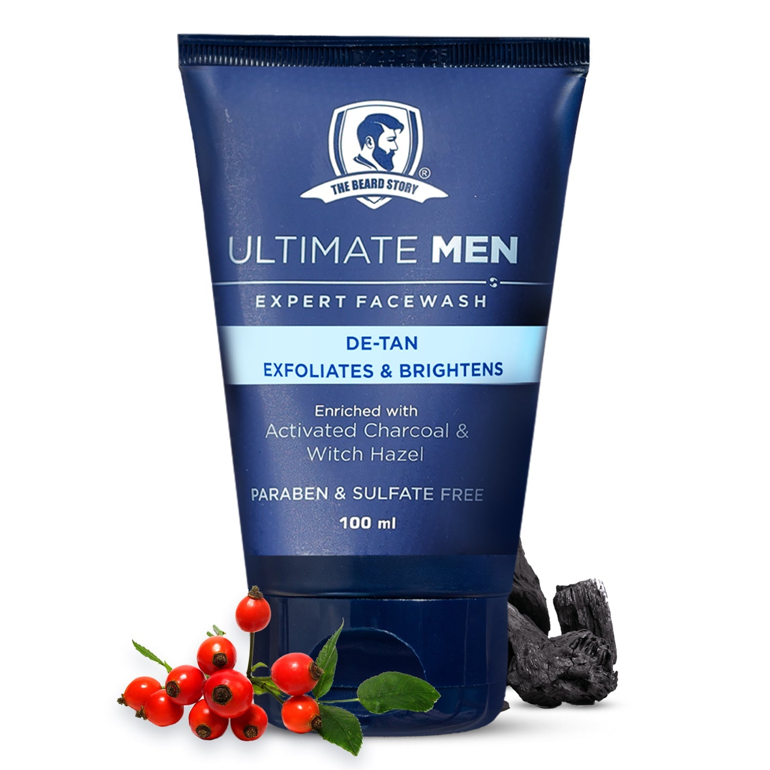 Activated Charcoal Face Wash Anti Pollution &amp; De - tan 100g - The Skin Story - 