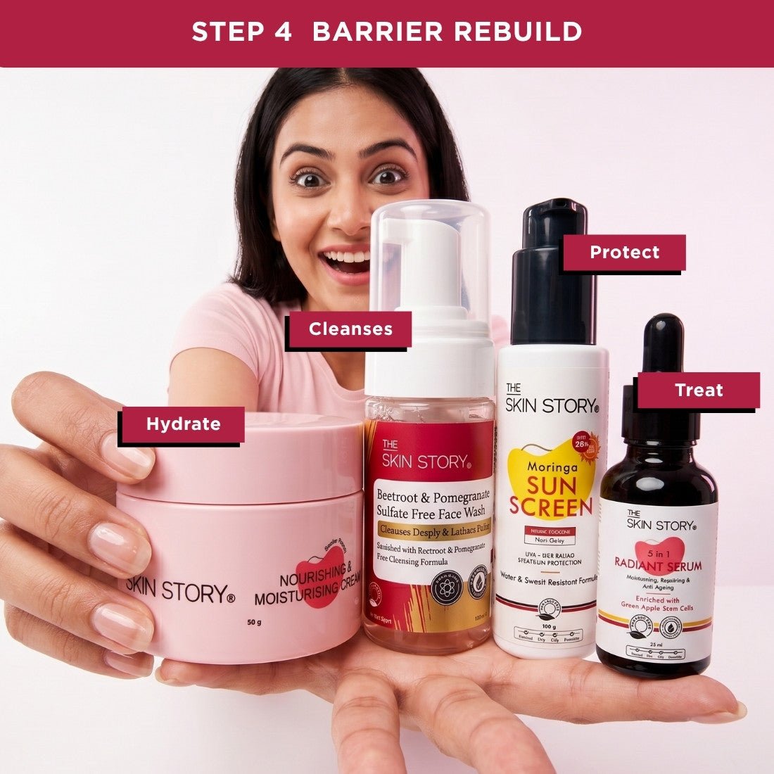 Advanced Barrier Strength Regime – Skin Repair &amp; Glow Support - The Skin Story - 
