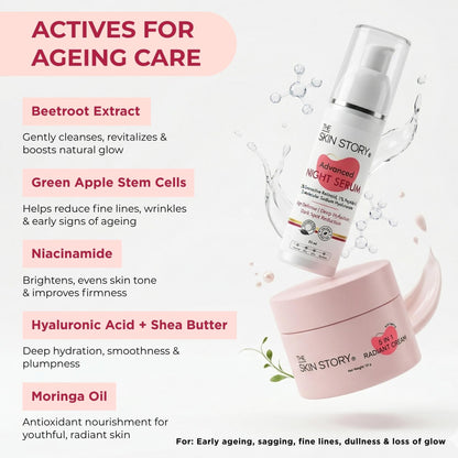 Ageing Advanced Ageing 2 Step - Serum+Cream - The Skin Story - 