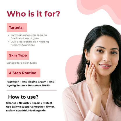 Ageing Advanced Ageing 3 Step - Night Cream+Serum+Cream - The Skin Story - 
