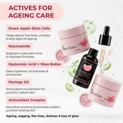 Ageing Advanced Ageing 3 Step - Night Cream+Serum+Cream - The Skin Story - 