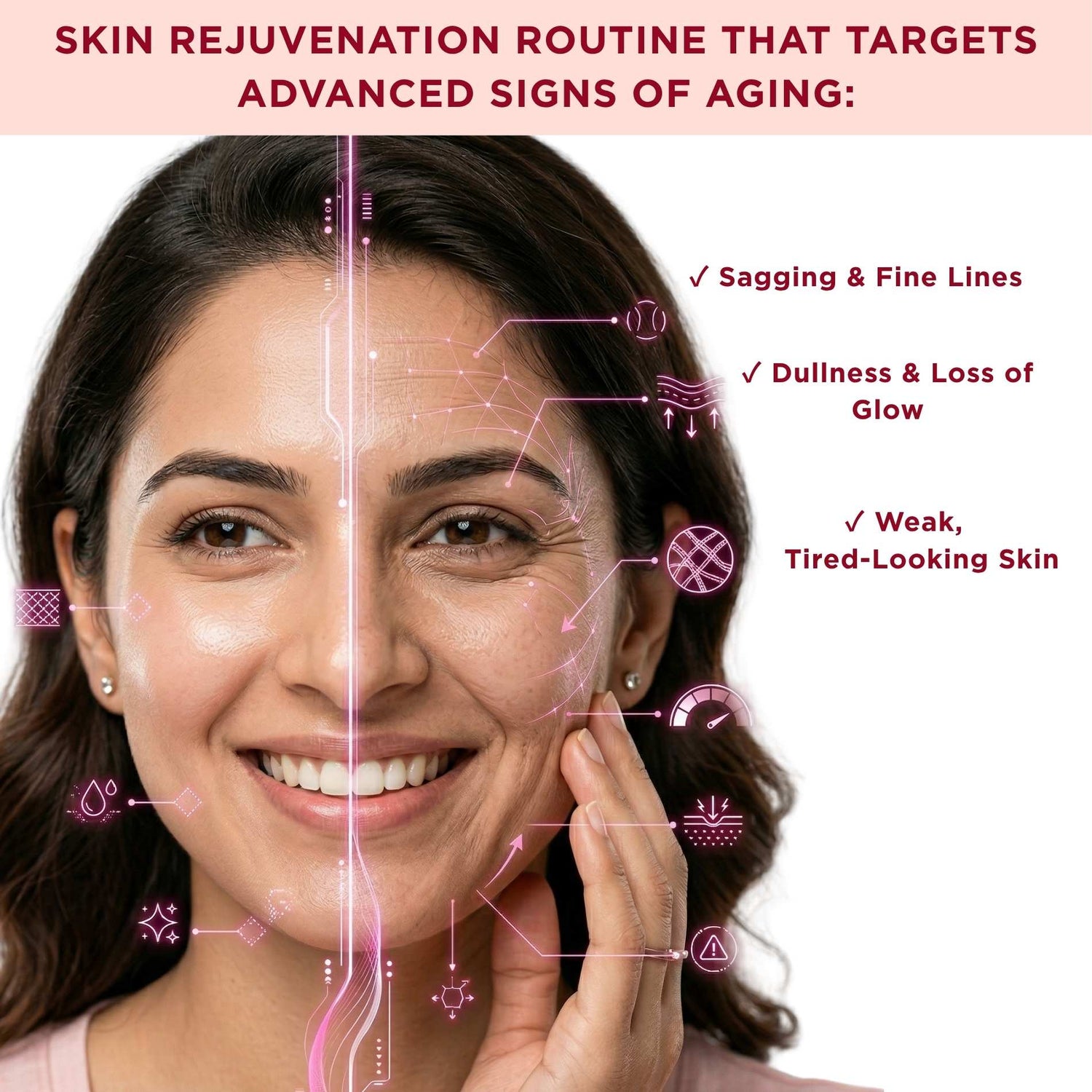 Ageing Advanced Ageing 4 Step - Night Cream+Serum+Cream+Night Repair Serum - The Skin Story - 