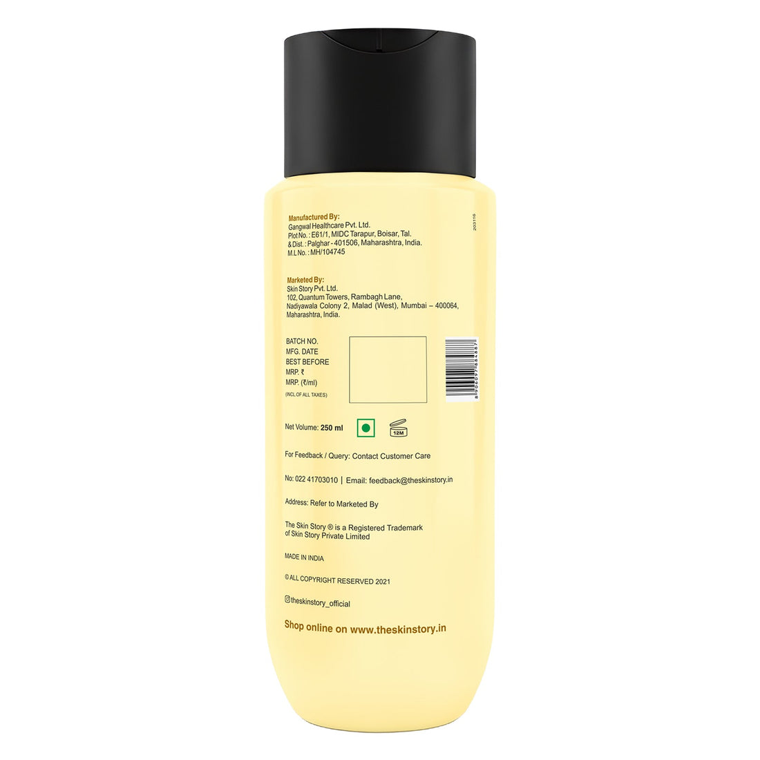 Anti - Dandruff Shampoo - The Skin Story - shampoo