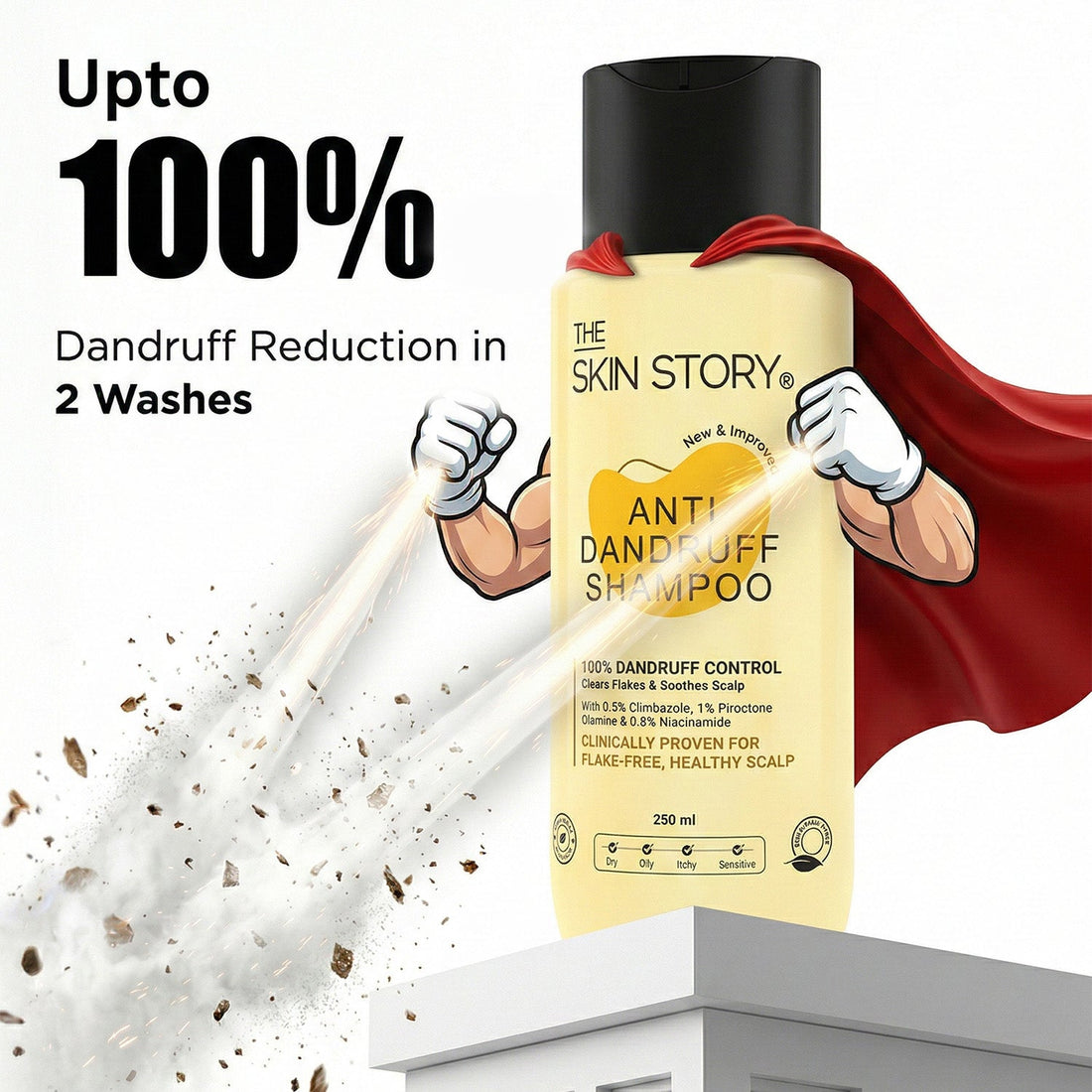 Anti - Dandruff Shampoo - The Skin Story - shampoo