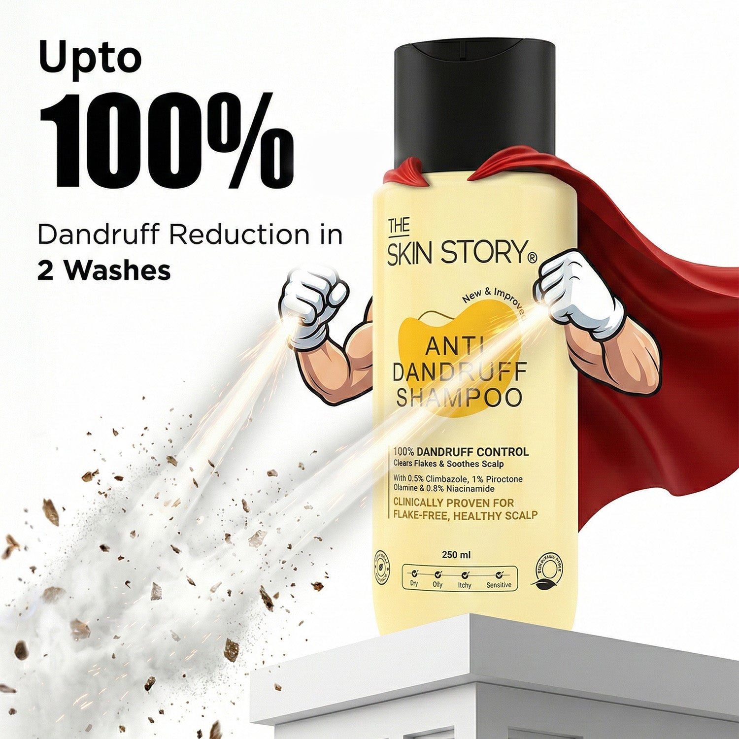 Anti - Dandruff Shampoo - The Skin Story - shampoo