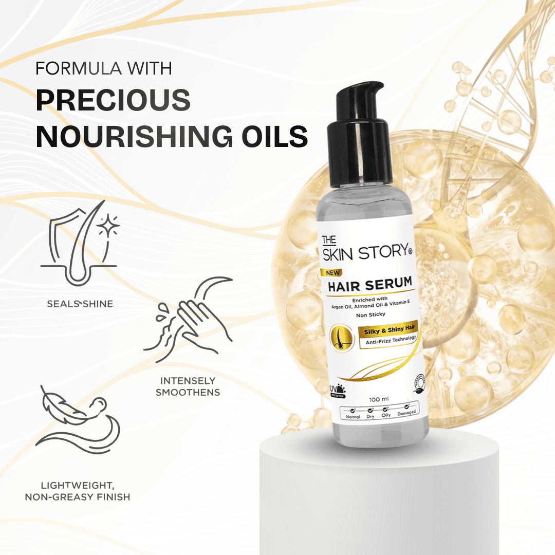 Anti - Frizz Hair Serum - The Skin Story - Serum