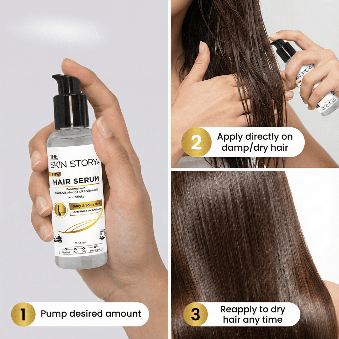 Anti - Frizz Hair Serum - The Skin Story - Serum