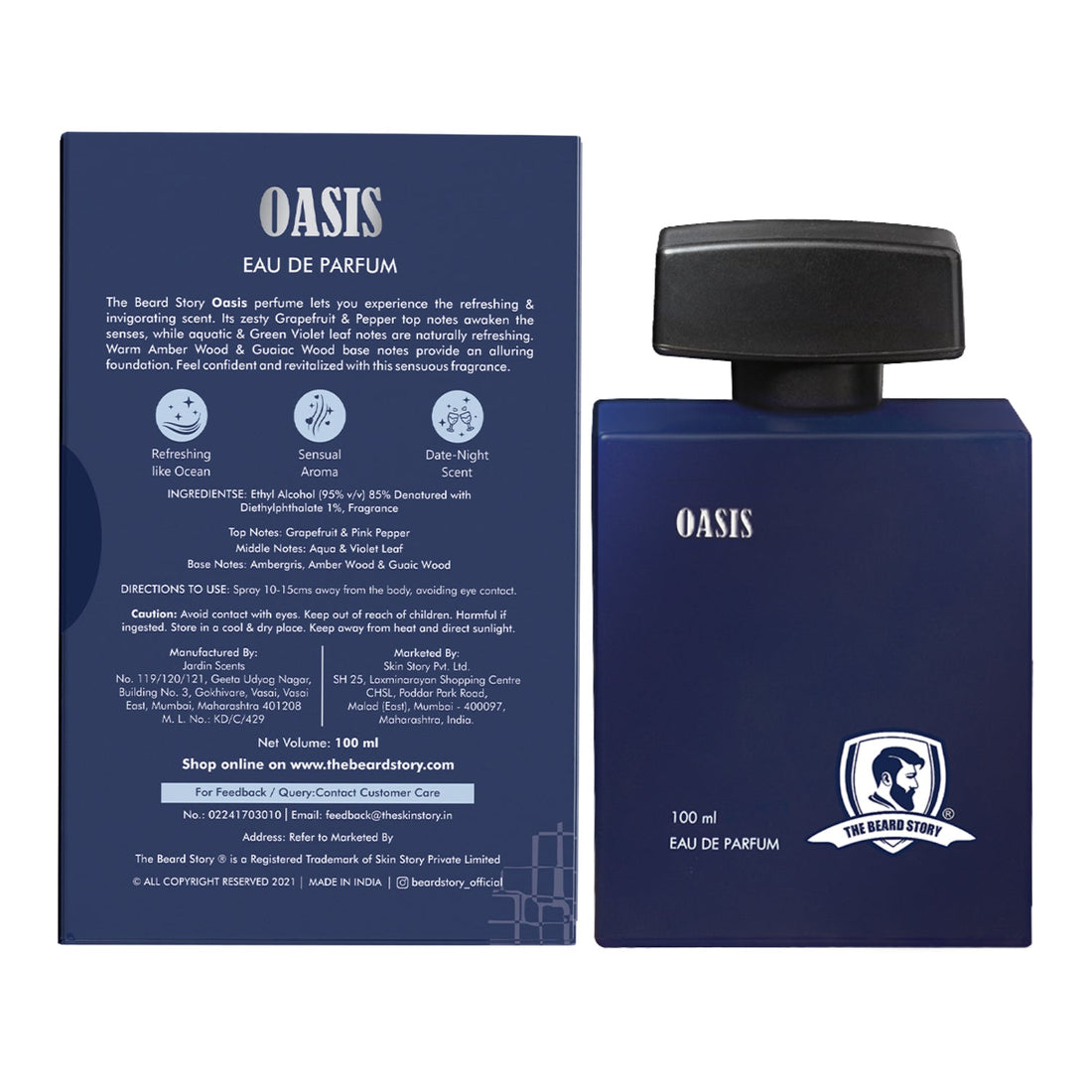 Aqua Date Night Oasis Eau De Perfume 100 ml - The Skin Story - 