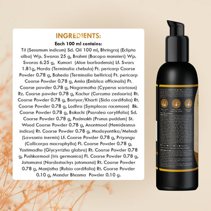 Ayurvedic Hair Growth Oil - The Skin Story - Hair Oil